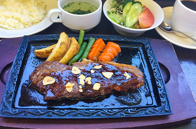 サーロインガーリックステーキランチ サーロインガーリックステーキランチ