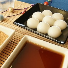 【ベイサイド港カフェ】白玉屋新三郎の白玉団子セット